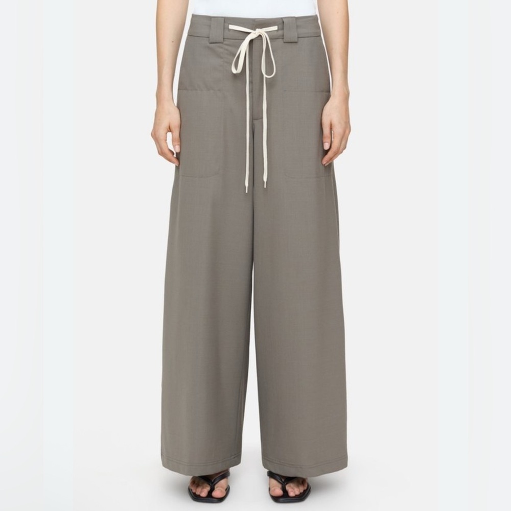 CLOSED Wystan Trousers Heritage Grey Women's Wide-Leg Pants size 25